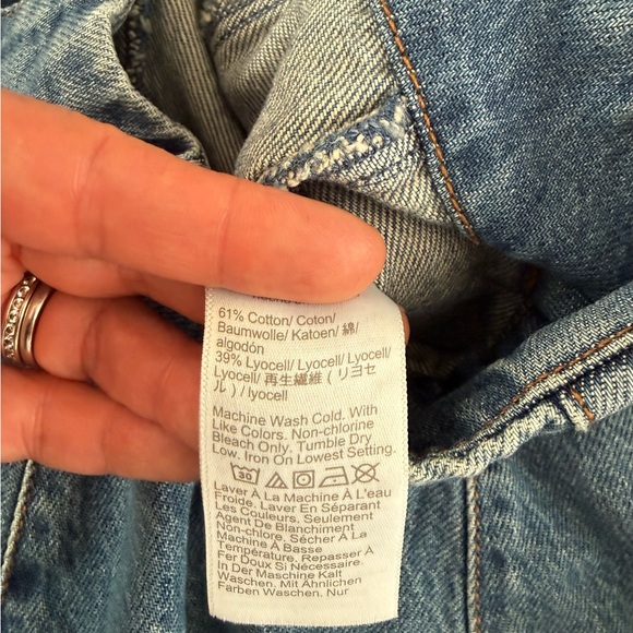 Madewell Flared Denim Midi Skirt: Airy Denim Edition Size 25 - Picture 5 of 9